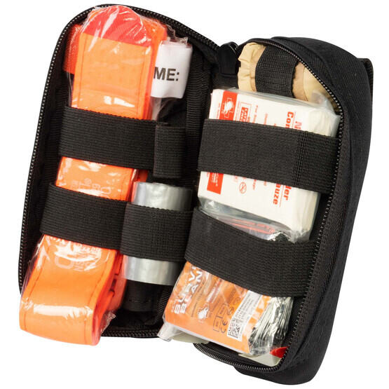 North American Rescue Out Pak basic first aid kit in black